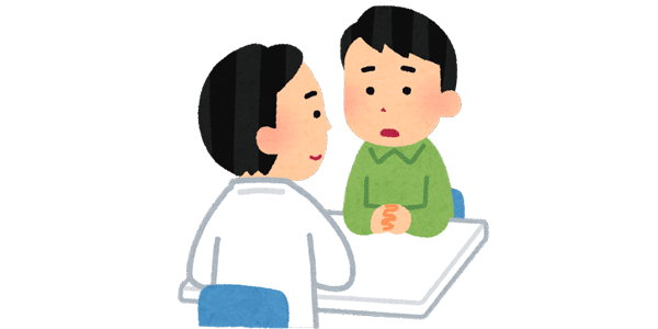 パソコントラブルのご相談のイラスト